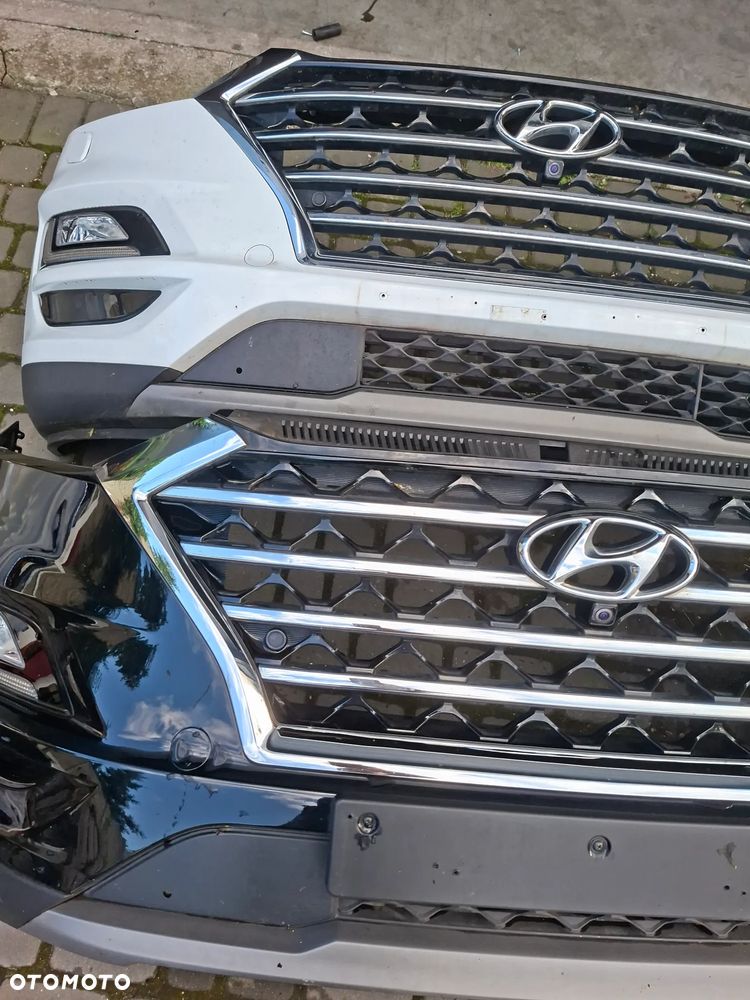 HYUNDAI TUCSON III 3 LIFT 18- ZDERZAK PRZÓD PRZEDNI Kompletny czarny biały siwy szary pae pyw x5r - 4