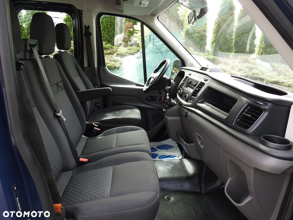 Ford TRANSIT SKRZYNIA PODWÓJNA KABINA DOKA 7 MIEJSC TEMPOMAT KLIMATYZACJA LEDY  130KM - 36