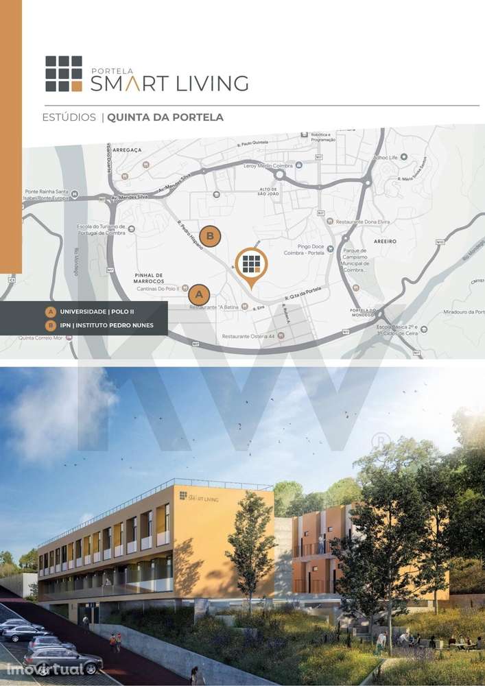 Apartamento T0 Novo na Quinta da Portela, Coimbra - Grande imagem: 2/9