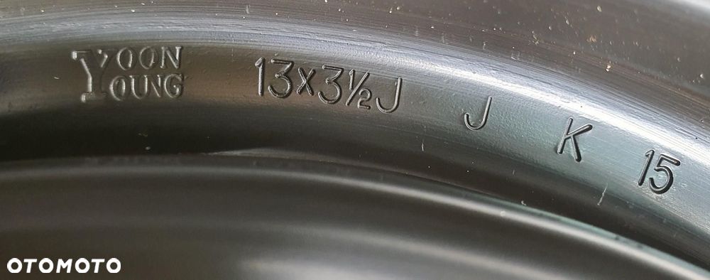 KOŁO ZAPASOWE DOJAZDOWE KUMHO ET45 3,5J CHEVROLET MATIZ II 105/80/R13 - 3