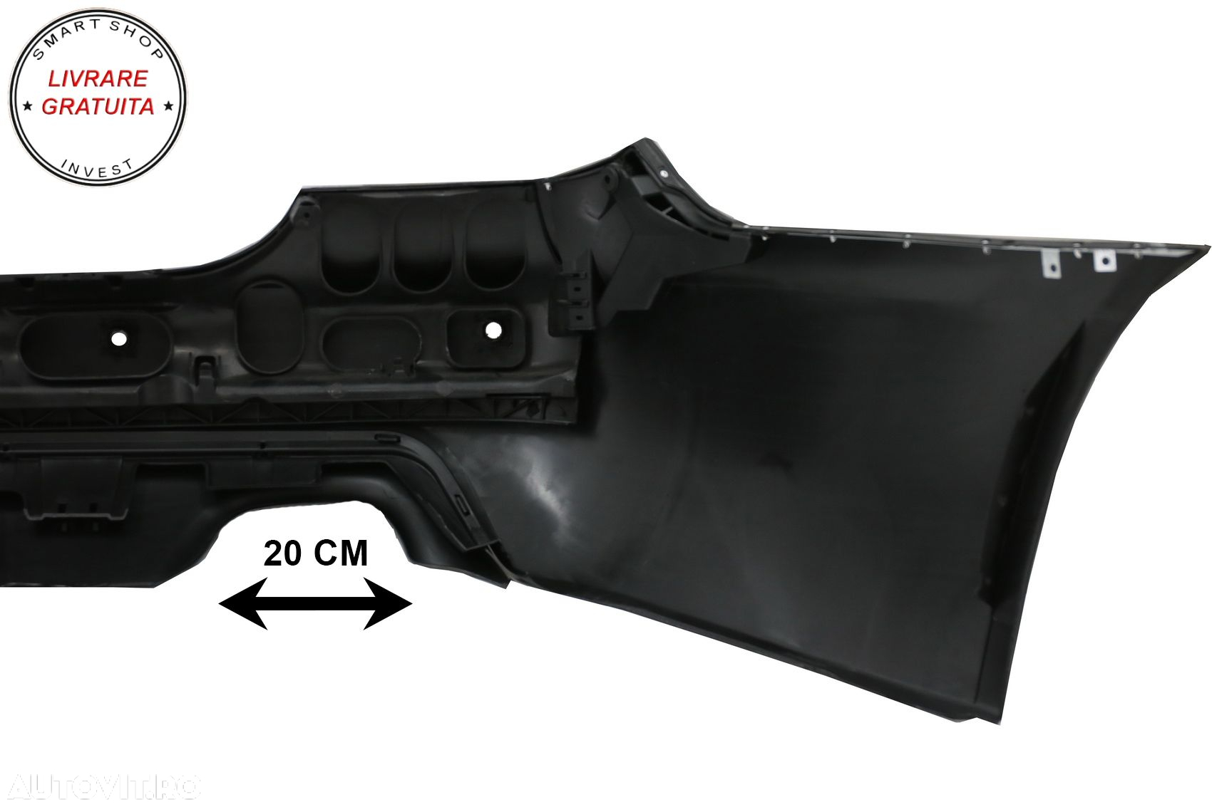 Bara spate BMW Seria 5 E60 (2003-2007) M-Technik Design cu PDC 24mm- livrare gratuita - 6
