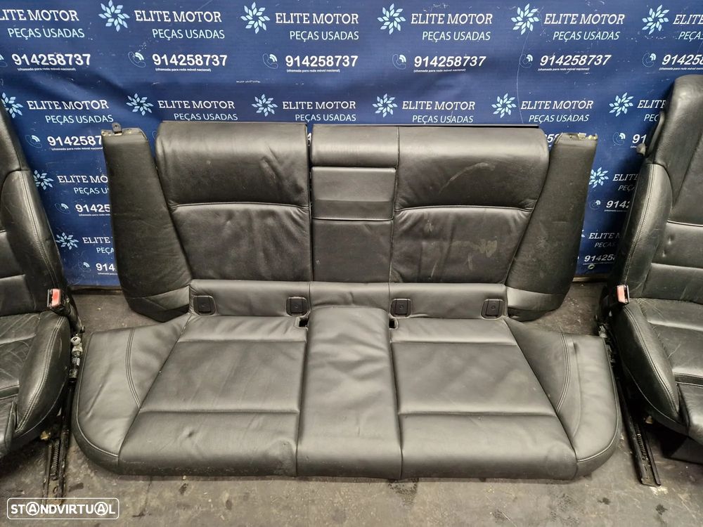 Jogo de bancos usados BMW SERIE 3 E46 COUPE PACK M 330ci 325ci 320d ELETRICOS PELE PRETOS - 7