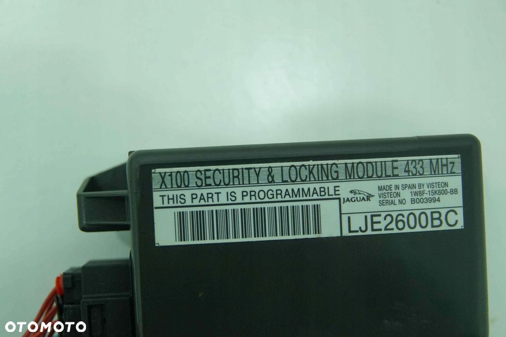 MODUŁ BEZPIECZEŃSTWA SECURITY LOCKING MODULE LJE2600BC JAGUAR XK8 XKR X100 - 3