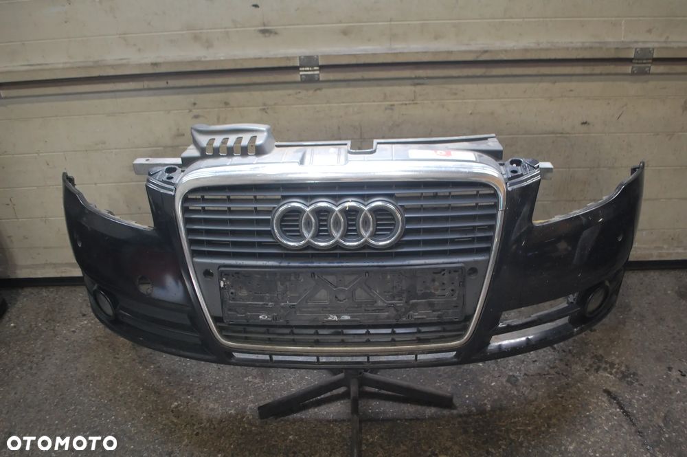 ZDERZAK PRZÓD PRZEDNI KOMPLETNY PDC Z MIEJSCEM NA CZUJNIKI LY9B AUDI A4 B7 - 2