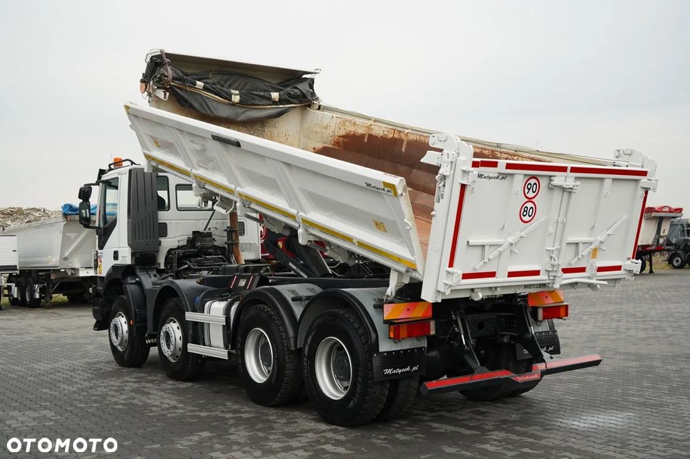 Iveco TRAKKER / 8x4 / WYWROTKA / HYDROBURTA / BORDMATIC / EURO 6 / MEILLER KIPPER - 4