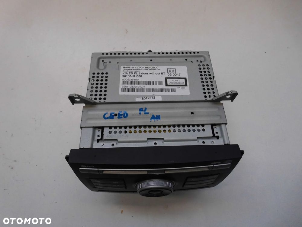 RADIO RDS MP3 96160-1H000 KIA CEED LIFT ORYGINAŁ - 4