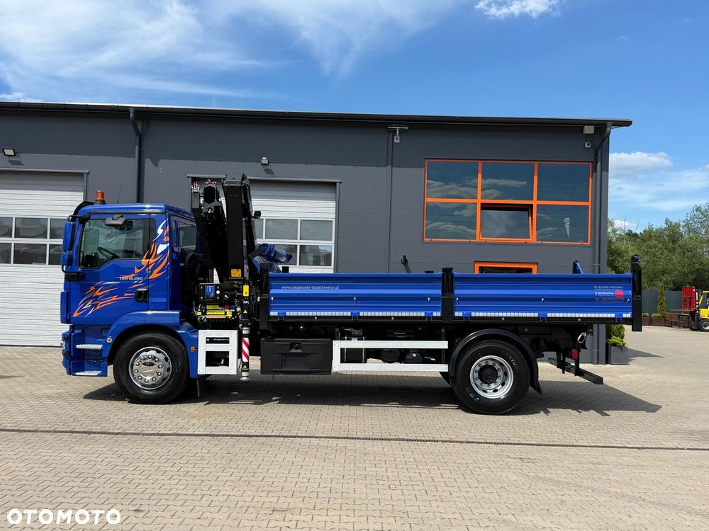 MAN TGM TGL TGS 18.250 // E6 // wywrotka + HDS HMF z pilotem // 4x2 // budowlanka // kiper wywrot żuraw dzwig kran crane - 21