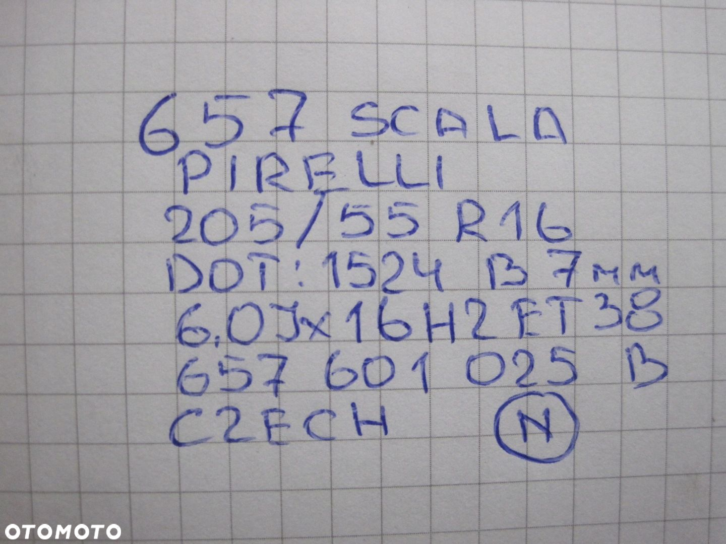 Koła felgi opony SKODA SCALA 657 24R R16 - 12