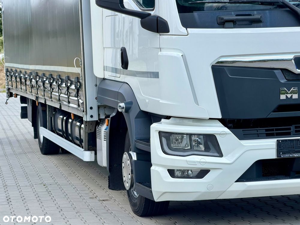 MAN TGL 12.250 / FIRANKA / 18 EUROPALET / AUTOMAT / SYPIALKA / DWA ŁÓŻKA / 2021 ROK / SPROWADZONY - 16