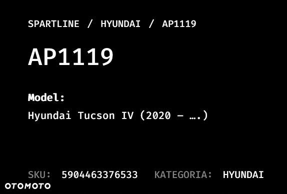 Hyundai Tucson IV 2020 -  dywaniki gumowe PL - 15