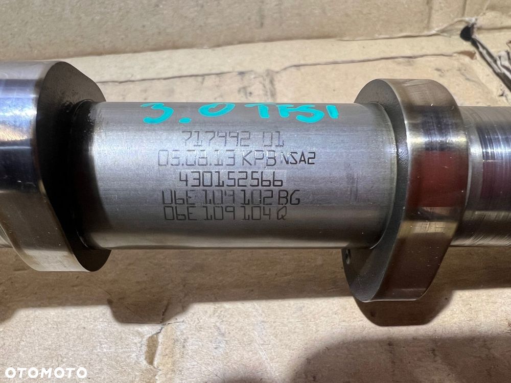 audi 3.0 tfsi ctu wałek rozrządu wydechowy lewy 06e109102bg 06e109104q - 7