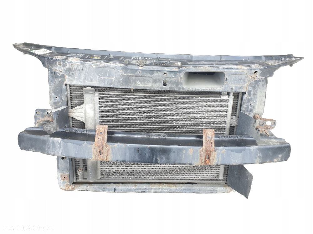 PAS PRZEDNI WZMOCNIENIE CZOŁOWE KOMPLET CHŁODNIC SKODA FABIA II 1.4 TDI - 1