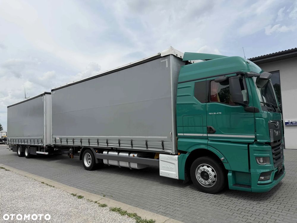 MAN TGX 18.470 ZESTAW PRZYCZEPA PLANDEX - 2