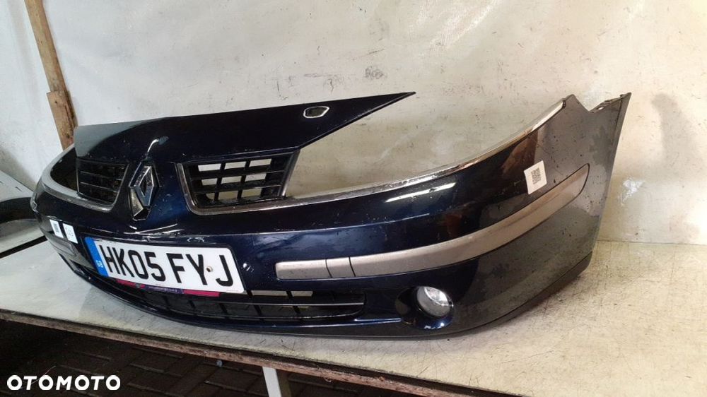 ) ZDERZAK PRZÓD PRZEDNI DO RENAULT LAGUNA II 2 LIFT FL CIEMNY GRANAT NV472 HALOGENY - 3
