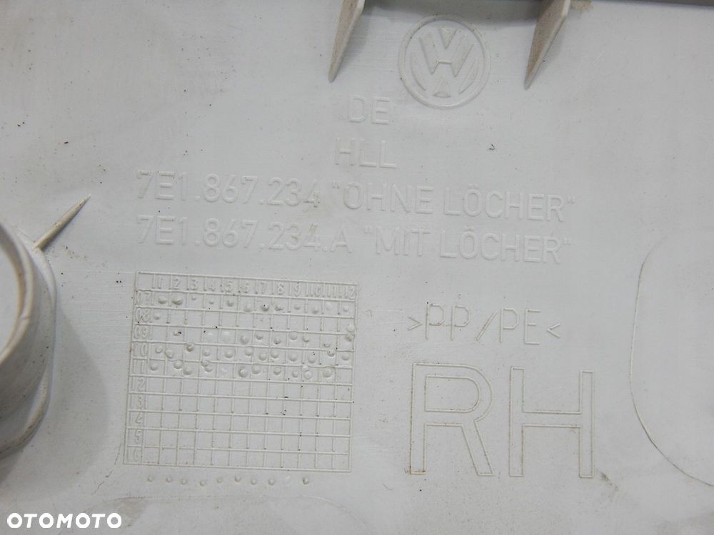 vw t5 osłona tapicerka słupka słupek a prawy przód 7e1867234 - 5