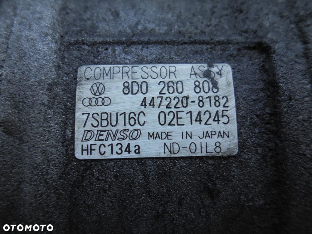 SPRĘŻARKA KLIMATYZACJI VW PASSAT B5 1.9 TDI 8D0260808 POSIADAM 5 SZT - 9