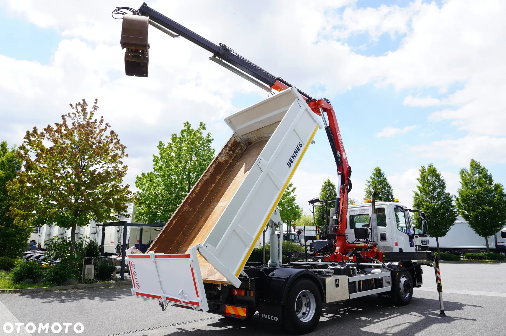 Iveco Eurocargo 160E22 EEV Wywrotka / Bortmatic / HDS FASSI F95A.0.22 - 5
