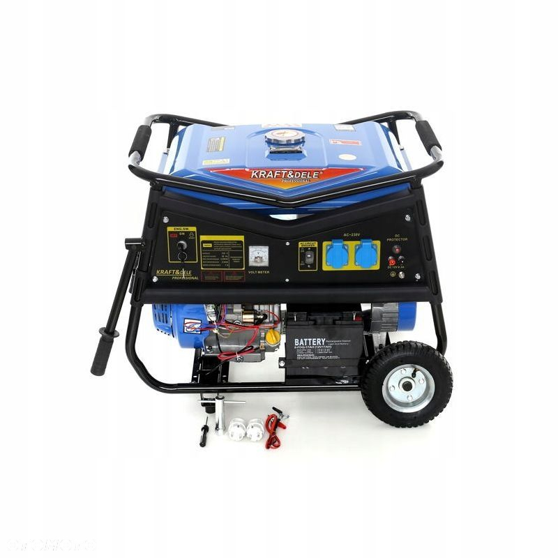 AGREGAT PRĄDOTWÓRCZY GENERATOR PRĄDU 5000W 7KM KD145 JEDNOFAZOWY PRZENOŚNY - 9