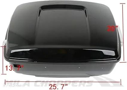 Kufer centralny 14-24 Harley Road King / Street Glide , Road Glide z otworem na głośniki - 4