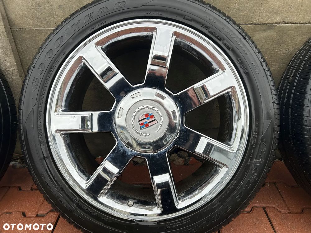 CADILLAC ESCALADE III 6,2 V8 2006-2014 FELGI ALUMINIOWE ALUFELGI 22" CHROM CHROMOWANE KOŁA LETNIE 285/45R22 - 5