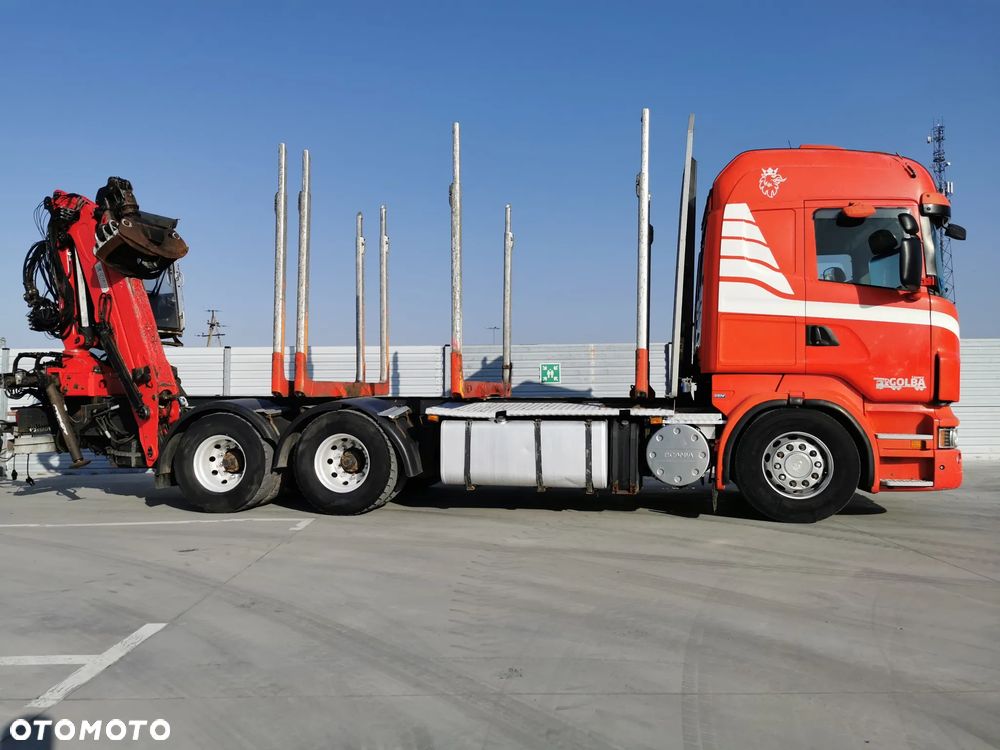 Scania R730 6x4 do drewna, stosu, kłody. EPSILON M120Z96 - 3