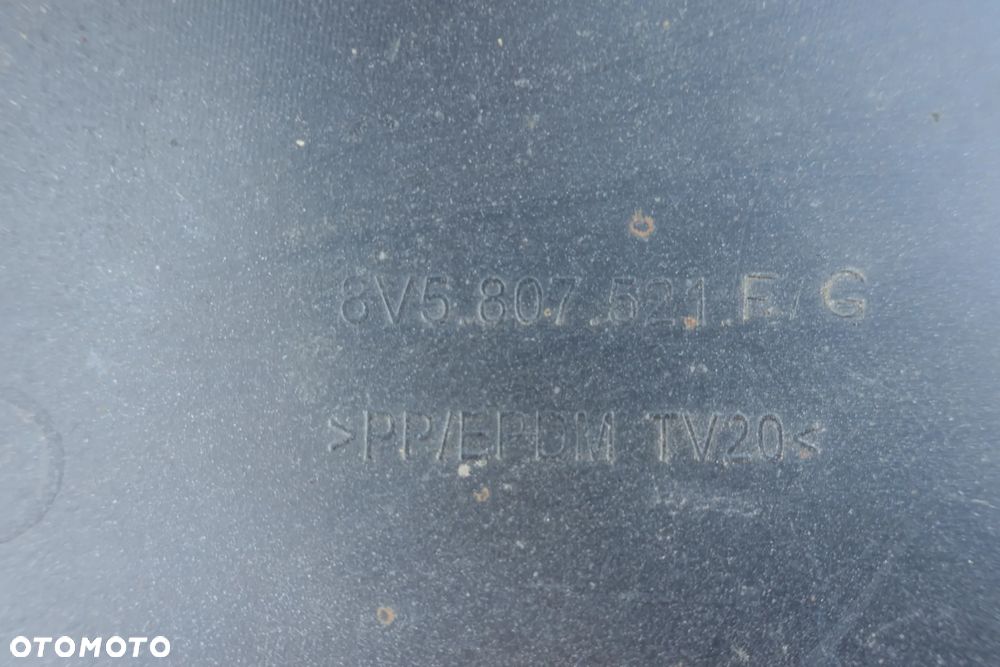 DOKŁADKA SPOILER ZDERZAKA TYŁ AUDI A3 8V5 SEDAN - 14