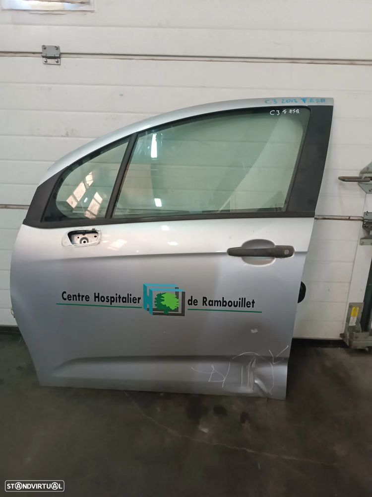 PORTA CITROEN C3 II 2012-2019 (CINZA PRATA) FRENTE ESQUERDA / DIREITA / TRAS ESQ / DTA - 6
