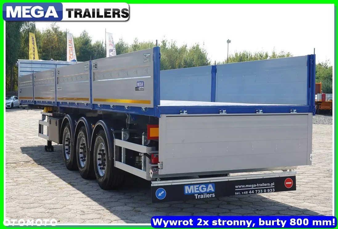 Mega 25 m³ wywrotka - platforma, 2-stronna, HARDOX 450 !!! - 32