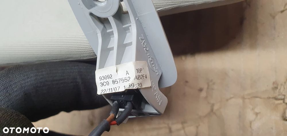 Osłona przeciwsłoneczna prawa pasażera VW Passat B6 3C0857552AB - 7