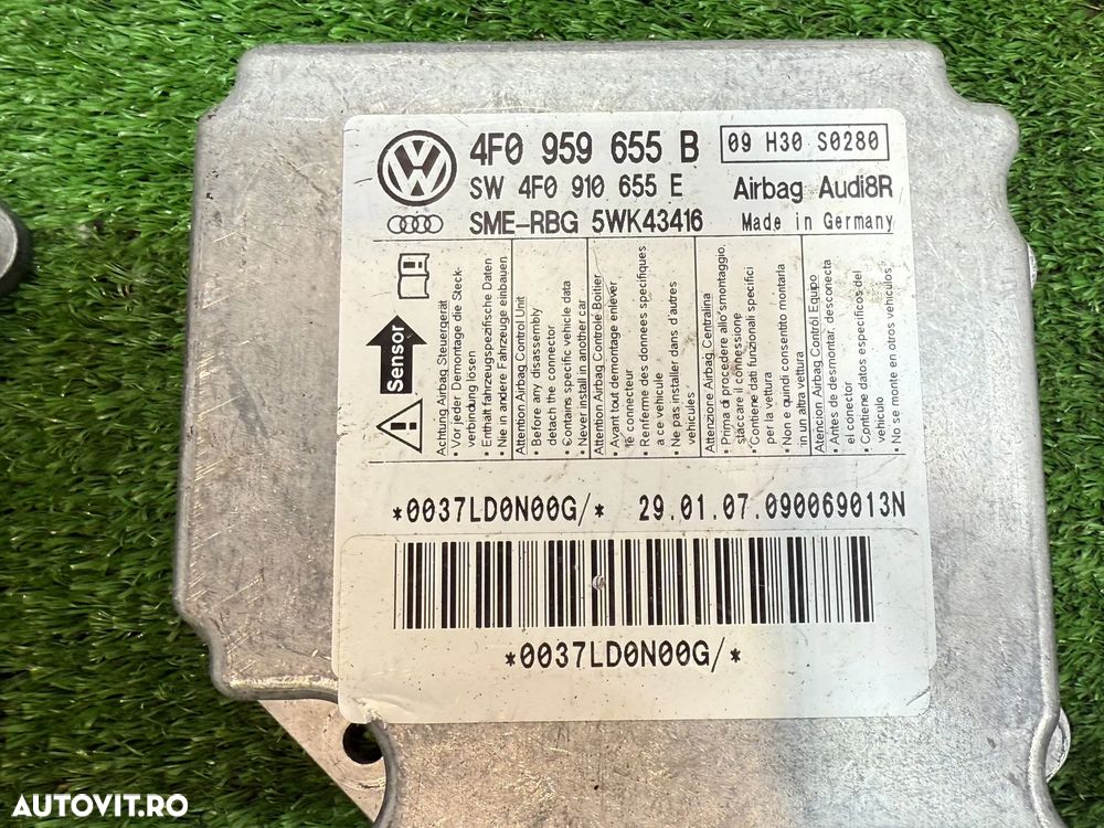 AIRBAG CALCULATOR (3 BUC. ) SEAT ALTEA / XL 2.0 DIESEL 2014 2009-2015 / AUDI A6 C6 QUATTRO 2.7 DIESEL 2007 2004-2011 / AUDI A4 B8 S LINE 2.0 DIESEL 2010 2009-2016 COD OEM 1K0909605AC 4F0959655B 8K0959655G - 7