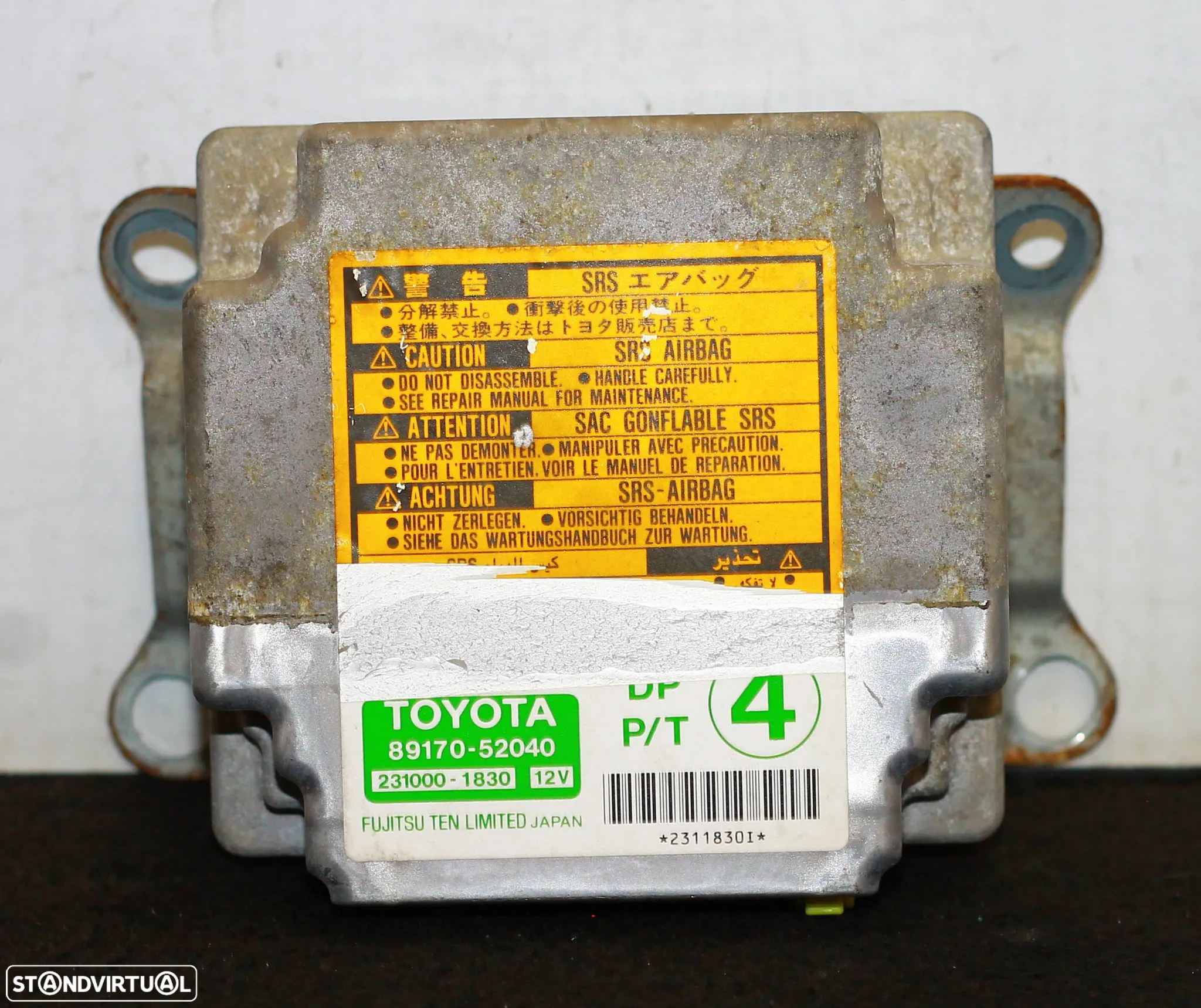 CENTRALINA DE AIRBAG TOYOTA YARIS - 2