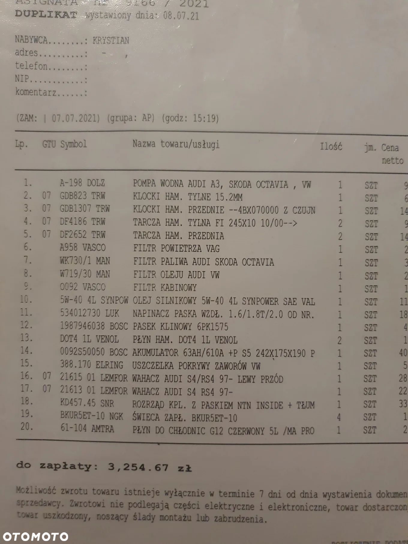 Audi A4 2.0 - 12