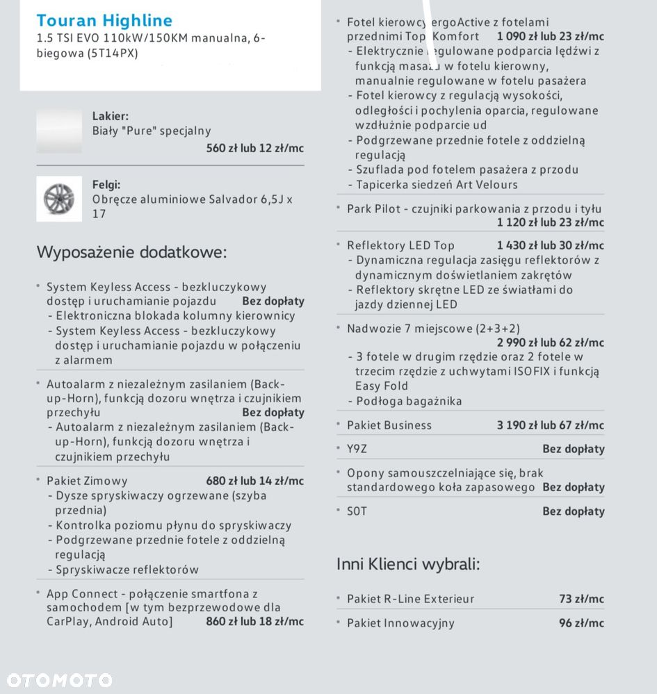 Volkswagen Touran 1.5 TSI EVO Highline - 14