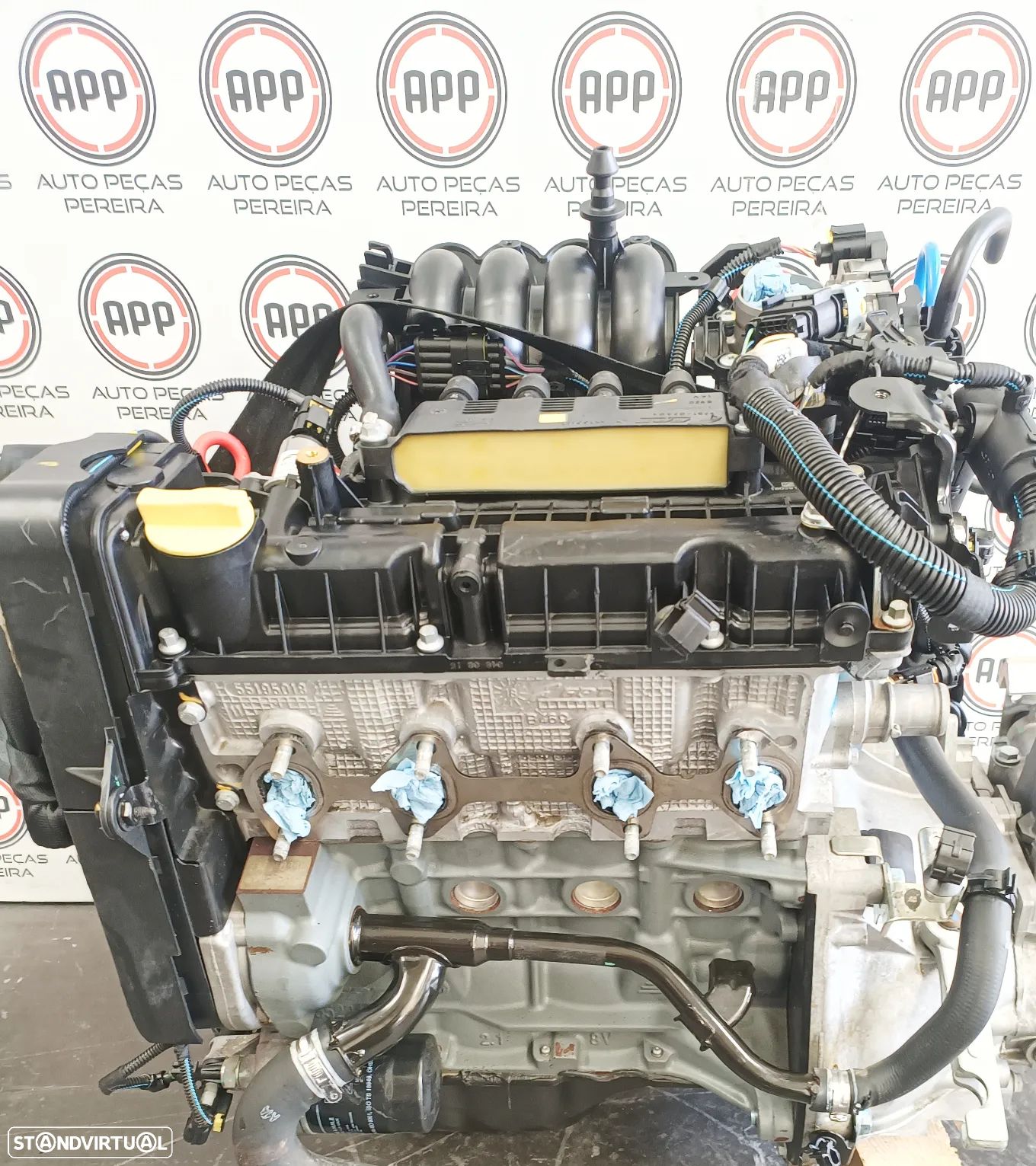 Motor Fiat 1.2, referência 169A4000 de 2019, aproximadamente 24 000 KMS . - 1