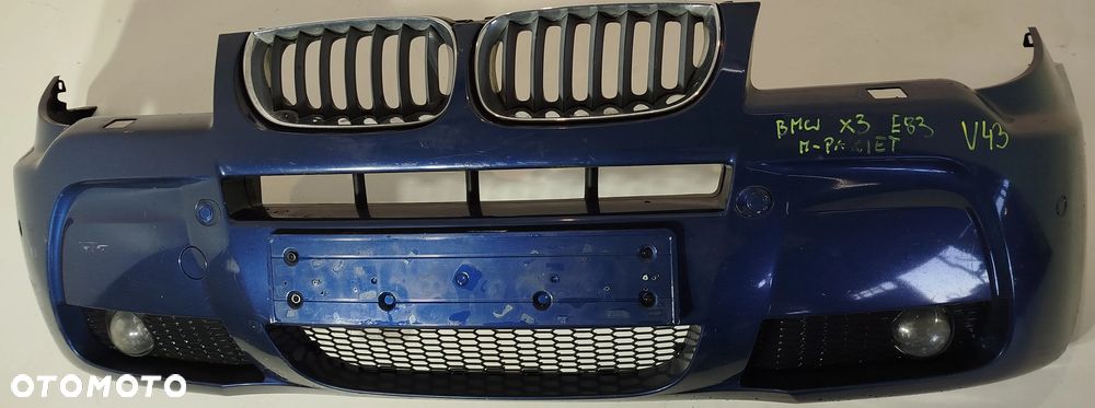 zderzak przedni przód grill BMW X3 E83 03-09 M-PAKIET PDC - 4