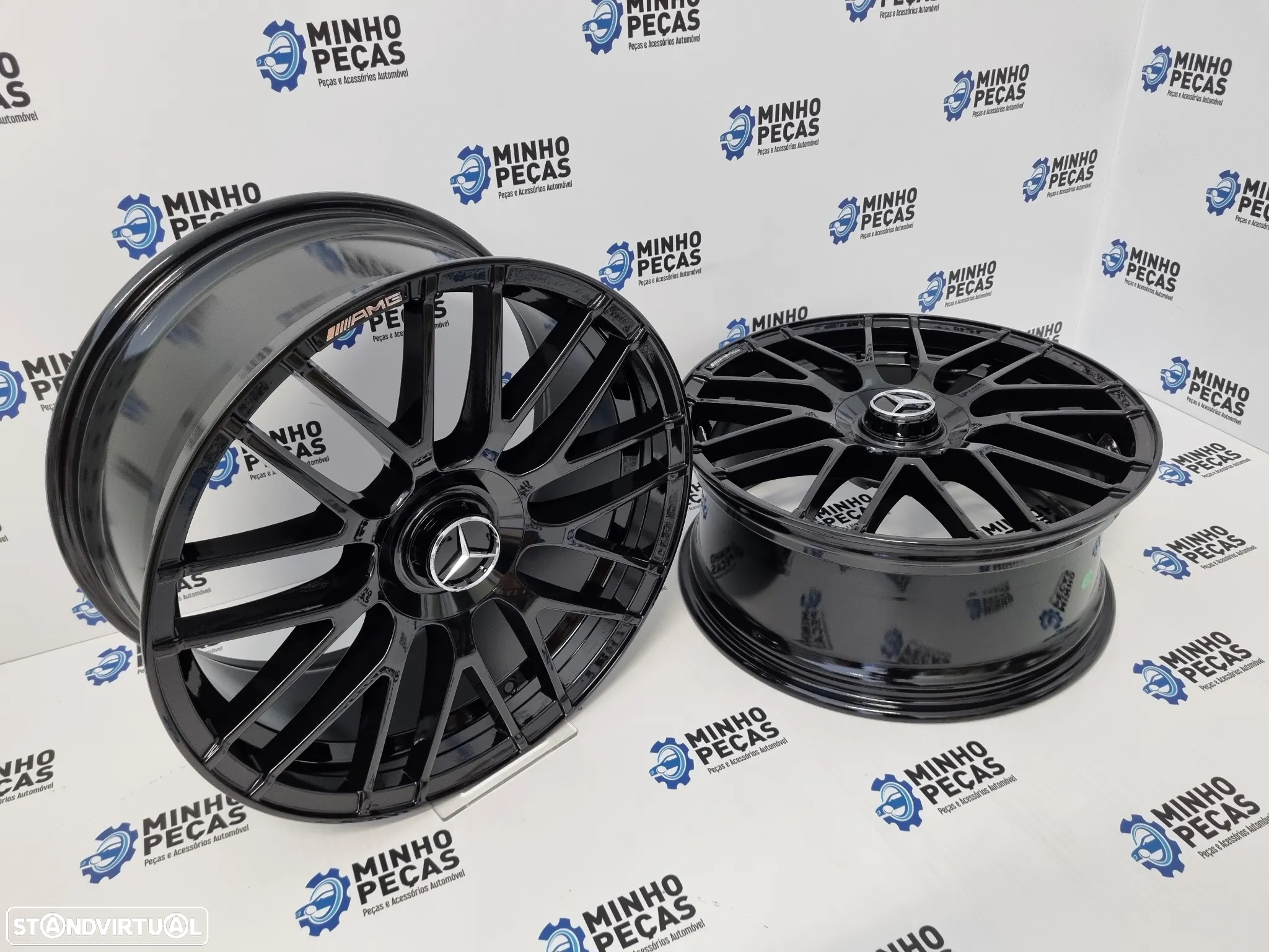 Jantes Mercedes Novo (C63S) AMG em 20 Preto Brilho - 6