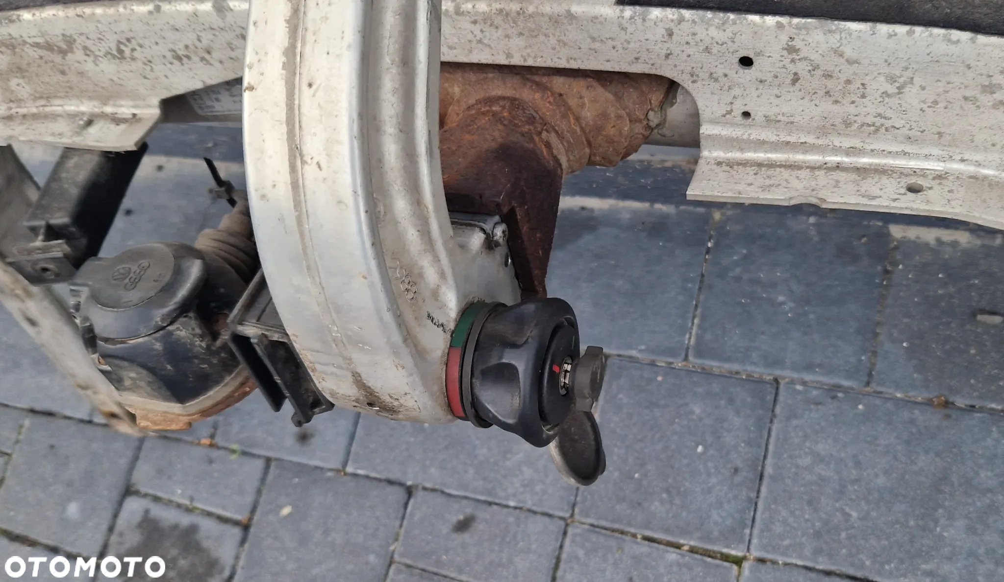 HAK WYPINANY ALKO Z MODUŁEM AUDI A4 B6 - 2