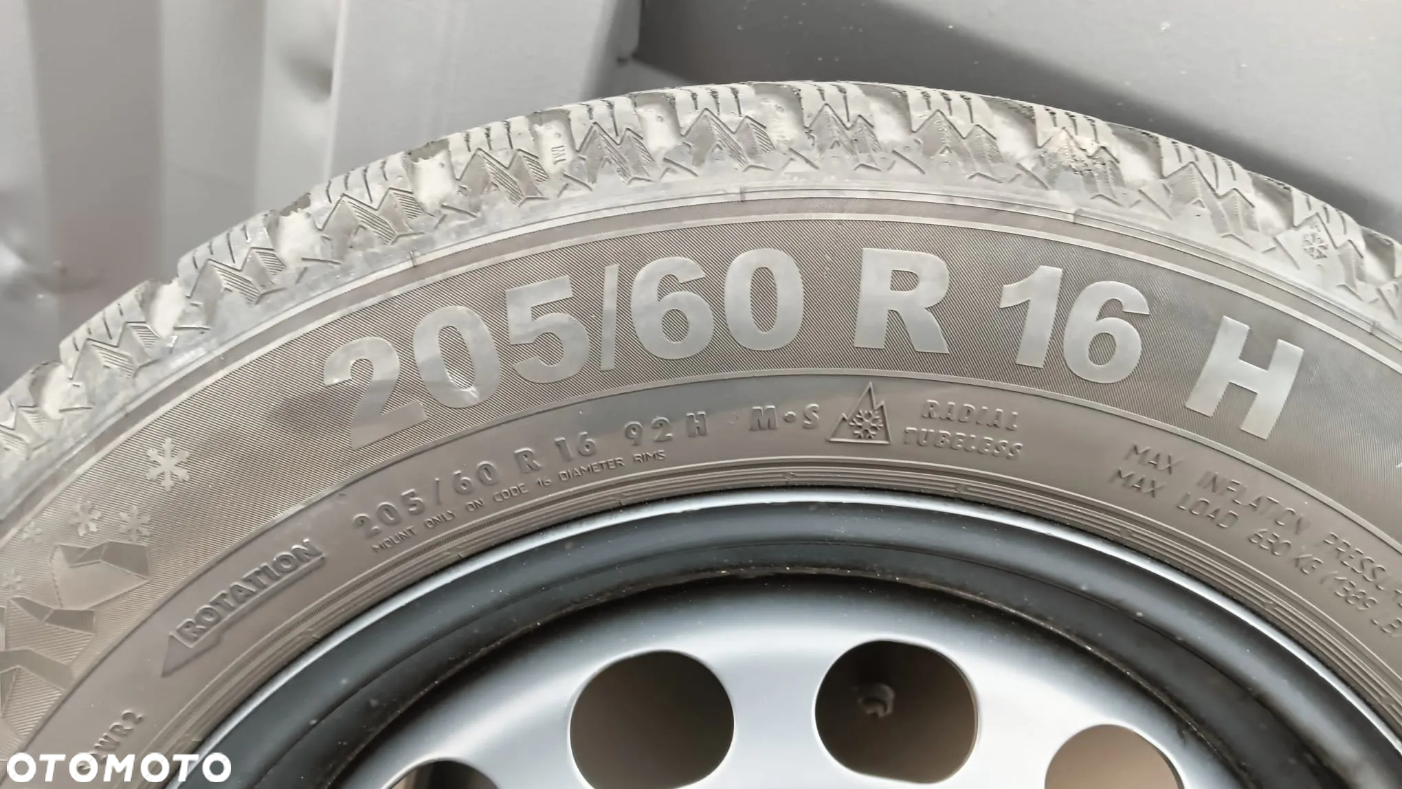 Koła stalowe opony zimowe Semperit 205/60 R16 2021 ET45 VW Skoda Seat - 5