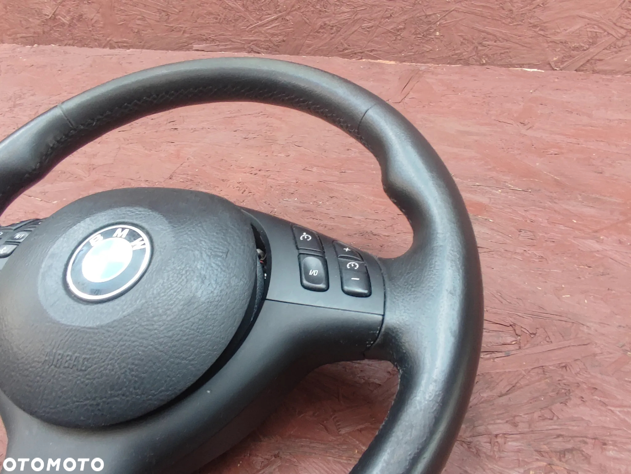 BMW E46 / E38 / E39 / E53 ORYGINALNA KIEROWNICA M-PAKIET / M3 / M5  POLIFT Z MULTIFUNKCJĄ DWU NABOJOWA W DOBRYM STANIE O NR.  32 34 2 282 022 / 32 34 2 229 230 /  32 30 6 757 891 OEM - 5