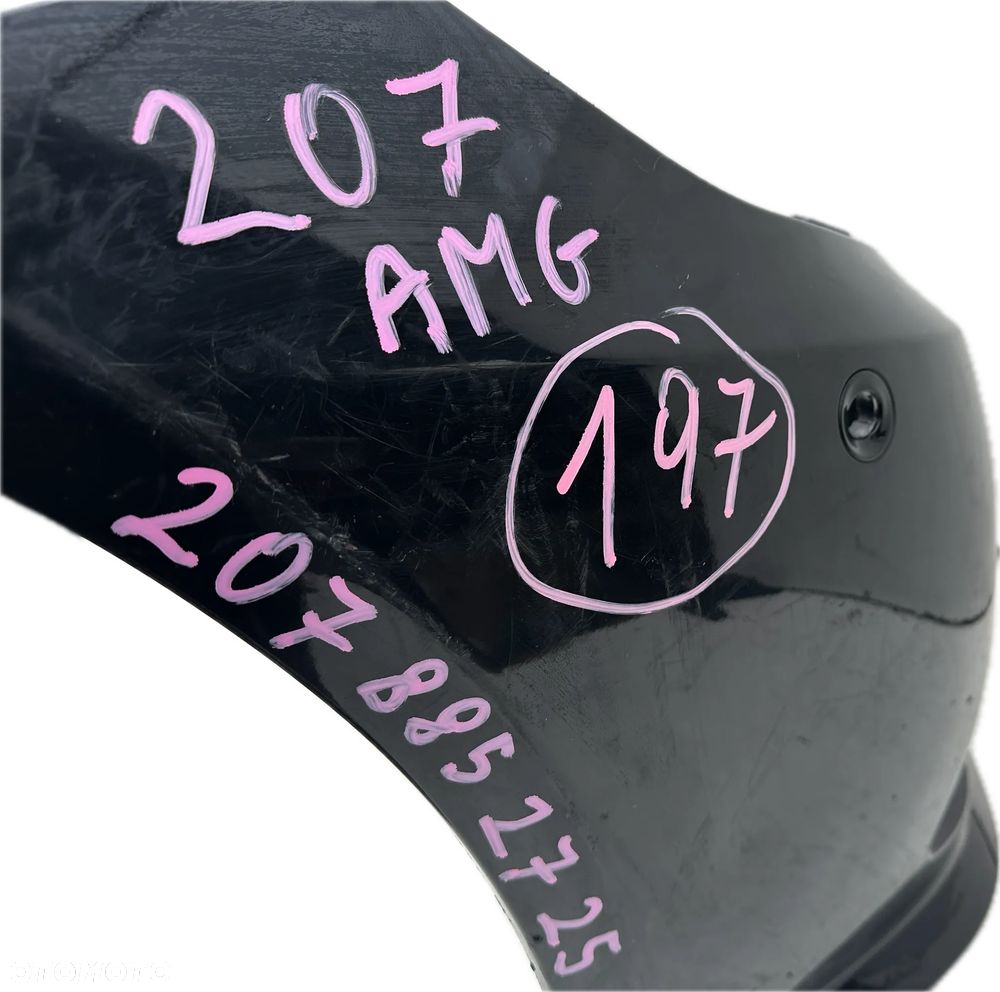 ZDERZAK AMG PRZOD PRZEDNI PDC PTS XENON SPRYSK 197 LAK MERCEDES E W207 ORYGINAL DEMONTAZ 2078852725 - 12