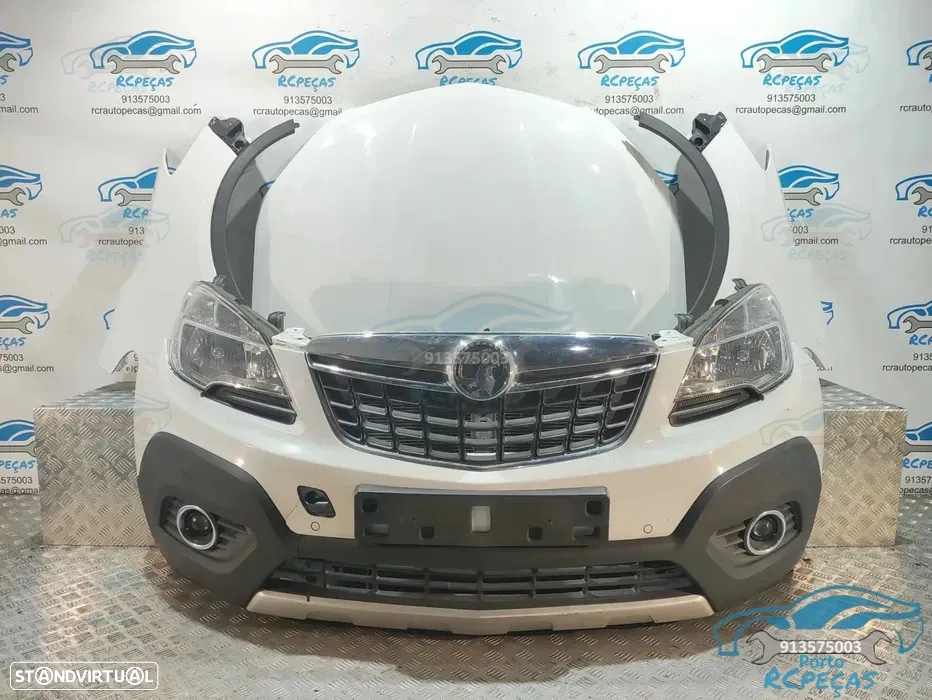 Frente Completa Opel Mokka - J13 | Diesel - A17DTS - Parachoques | Parachoque | Grelha | Grelhas | Otica | Oticas | Guarda Lamas | Lama | Capo | Capot | Reforço | Fibra | Radiador | Ventilador | Radiadores | Para-choques - 2