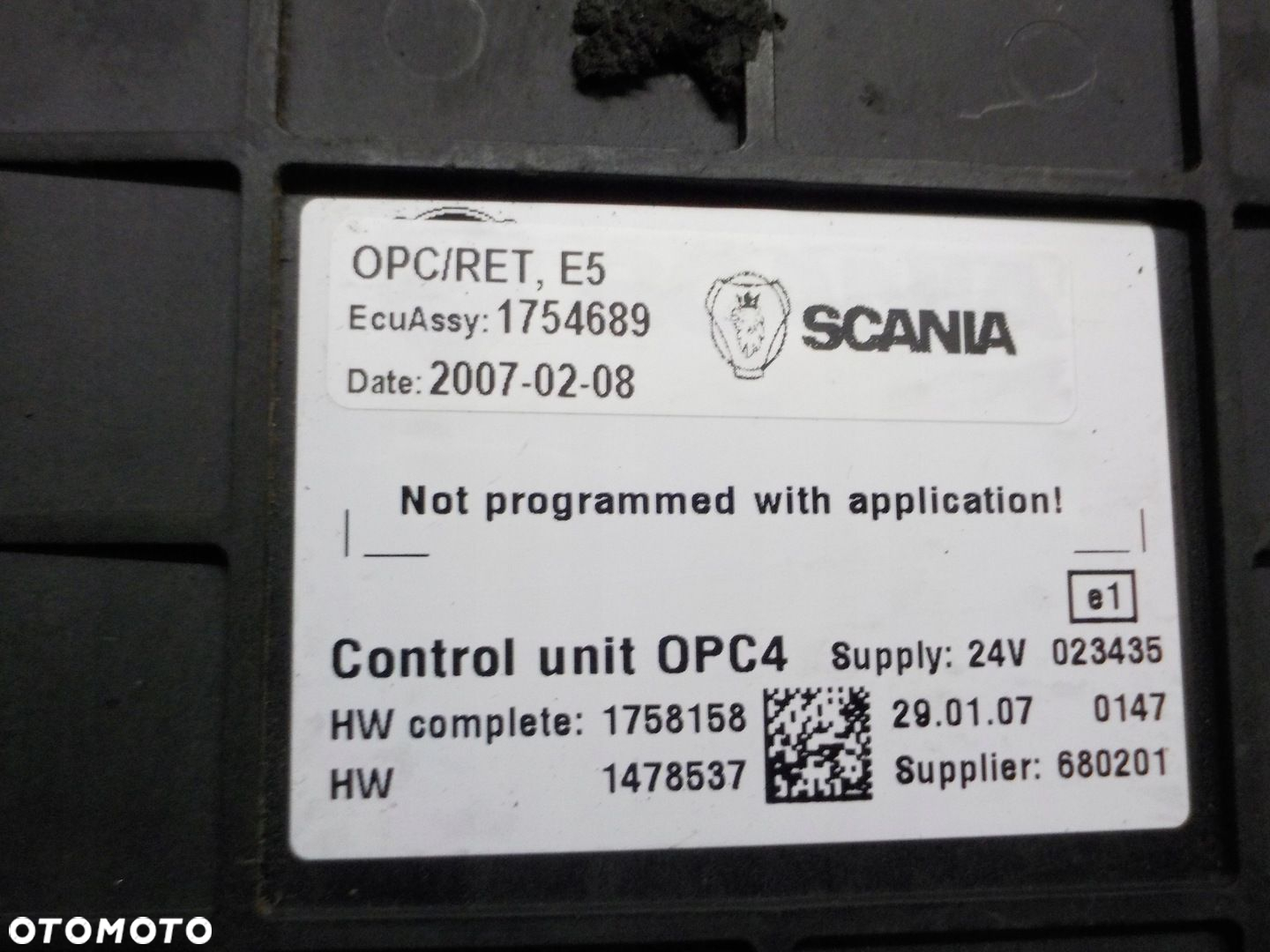 SCANIA STEROWNIK OPC4 1754689 - 2