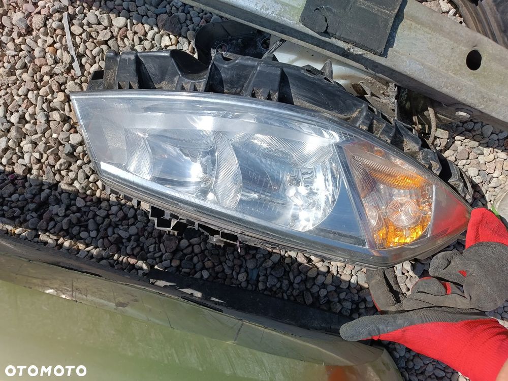 RENAULT MEGANE 2 II 2005R NV676 CZARNY KOMPLETNY PRZÓD ZDERZAK,BŁOTNIK LEWY PRAWY MASKA PAS CZOŁOWY 1.9 DCI - 4