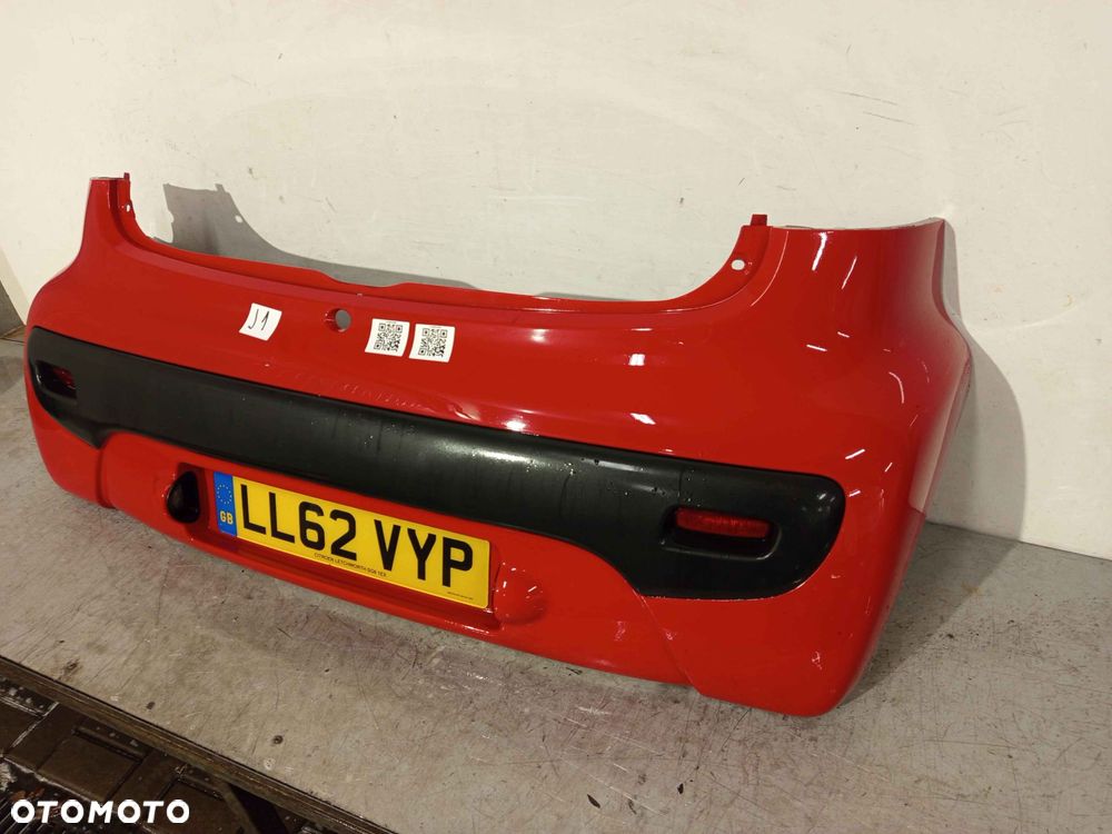 + ZDERZAK TYŁ TYLNY CITROEN C1 PEUGEOT 107 KKN CZERWONY - 2
