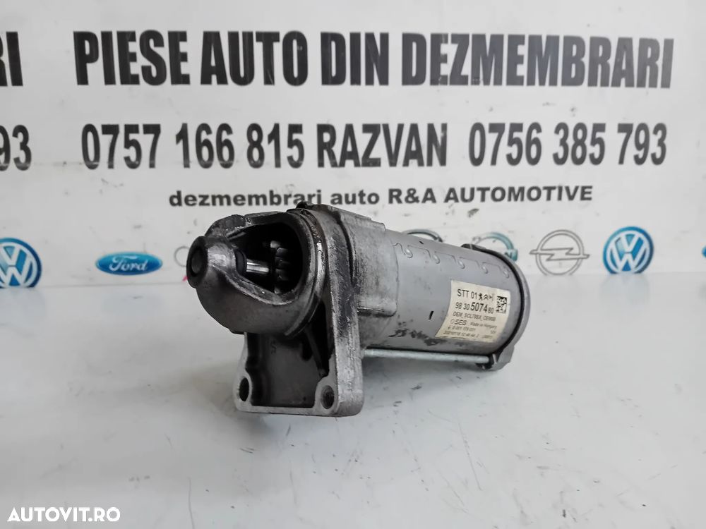 Electromotor Citroen Peugeot Opel 1.2 Benzina E6 Cod 9830507480 Grandlaand Corsa F 2008 C4 C5 208 - 1
