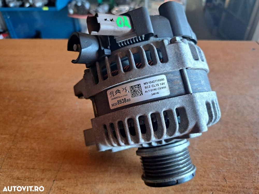Alternator Peugeot 208 308 5008 2008 1.5 Blue hdi - 3