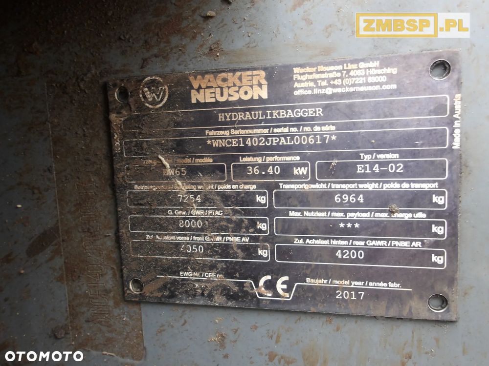 Wacker Neuson EW65 - 15