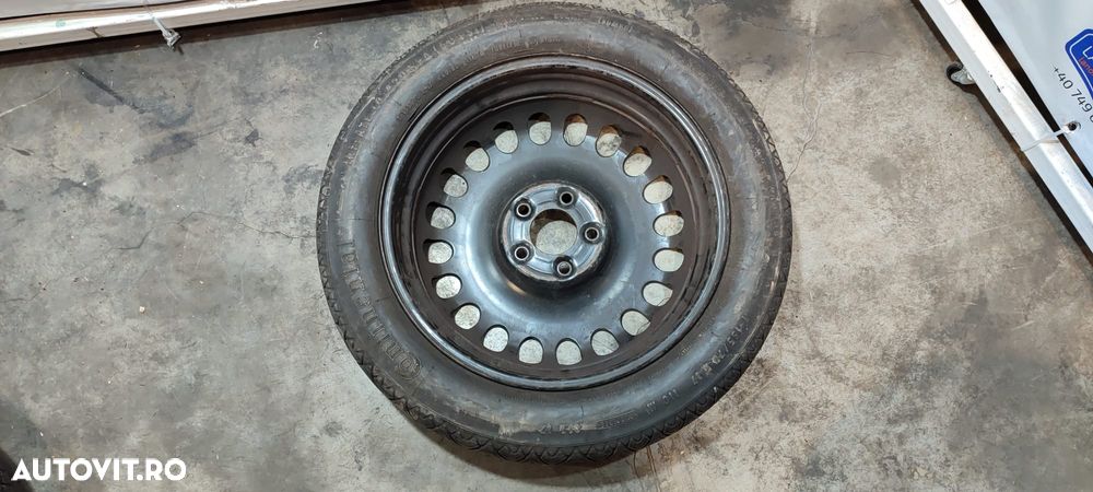ROATĂ REZERVĂ NISSAN PULSAR R17 5X114.3 T155/70 R17 2014-2018 - 2