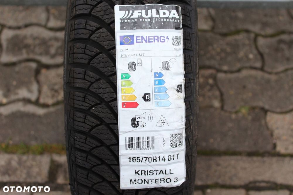1x 165/70R14 81T FULDA KRISTALL MONTERO 3 24r - 3
