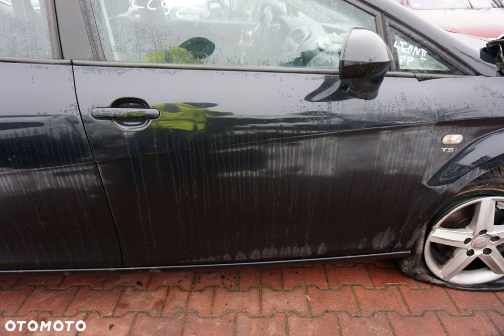 DRZWI PRZEDNIE PRAWE LEON II 1P1 LIFT 5D HB LC9Z  CZARNY SEAT 2009-2012 - 3